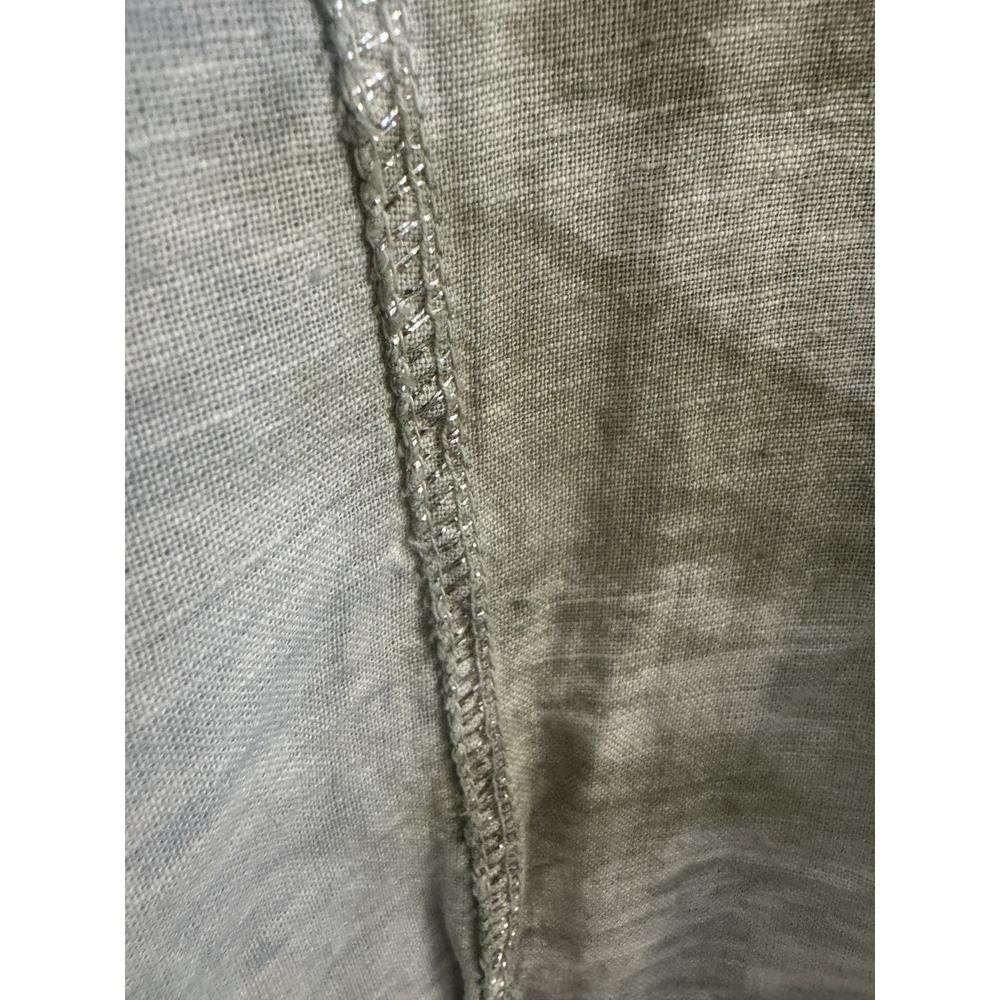 Belle France Linen&Silk Tie Dye Watorcolor Tunic Top Size-XL Lagenlook Beachy - Picture 4 of 7